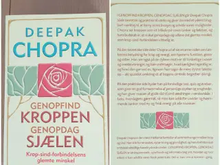 Deepak Chopra bøger på dansk