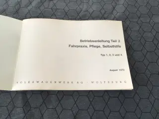 Vw bog fra 1972