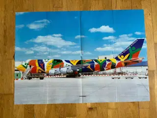 Plakat South African Airways Frankfurt Airport 