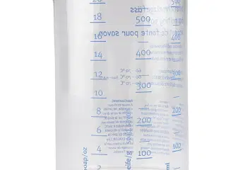 Glas Smelterør 500 ml - Præcise Målinger & Hældning