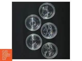 Sæt med 5 glas med mønster (str. 9 cm)