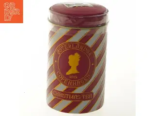 Uåbnet: Østerlandsk Copenhagen Christmas Tea Tin fra Østerlandsk Thehus (str. Ø 8,5x15 cm)