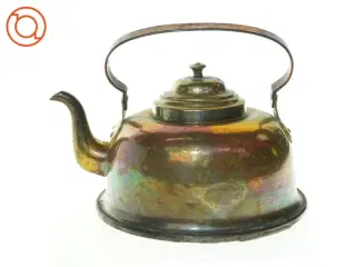 Antik kobberkedel tekande (str. 24 x 17 cm)