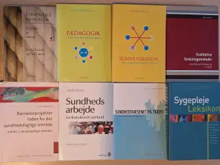Bøger fra sygeplejestudiet (2009-2013)