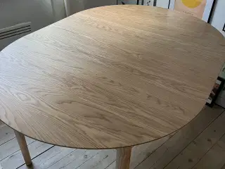 Marstrand bordplade + 2x tillægsplader Ø110-200 cm