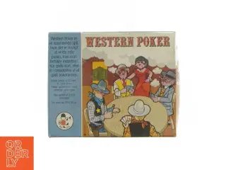 Western Poker spillekort (str. 13 x 10 cm)