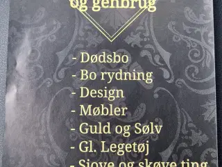 Opkøb af Dødsbo / borydning mm