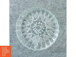 Glas skål med opdeling (str. 19 x 4 cm)