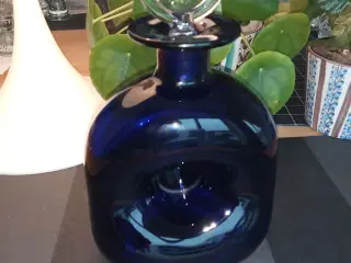 Karaffel  - koboltblå - Kastrup Glasværk