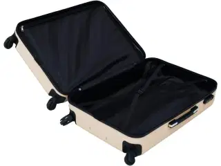 Hardcase-kuffert ABS guldfarvet