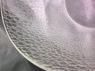 Salatskål RETRO glasklar m is havet dekor