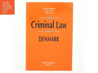 Criminal law in Denmark (Bog)