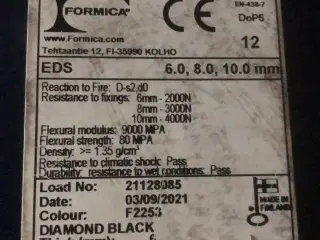 3 stk. Formica Vivex+ facadelaminat