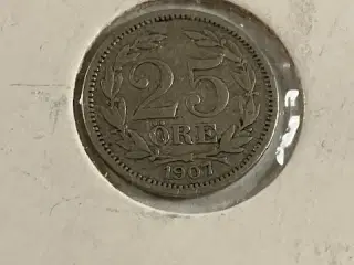 25 øre 1907 Sverige