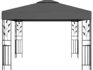 Pavillon 3x3 m antracitgrå