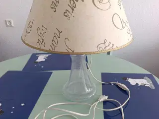Holmegaard glas bordlampe 
