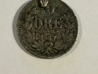 10 Øre 1867 Sweden - Dårlig stand
