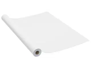 vidaXL selvklæbende folie til møbler  PVC hvid