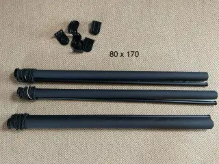 Mørklægnings rullegardiner sorte