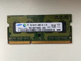 DDR3 2GB SAMSUNG bærbar