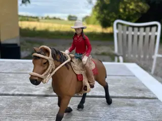 Schleich Horse club - Hest med rytter og udstyr