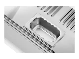 Varmemontre – 160 l – 1.500 W – belysning