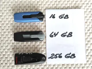 Sandisk 3.0 usb stik 256 GB, Verbatim STORE N GO