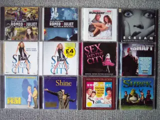 50 Film CD-SOUNDTRACKs sælges stykvis           