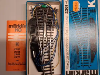 Märklin #2261 elsporskiftesæt til K-skinner