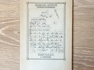 Generalstabskort Blad 33 Helsingør 1:100000