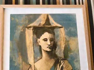 Picasso, kunstplakat i glasramme