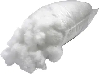 Hvid Bamsefyld 1 kg - Blødt og Vaskbart