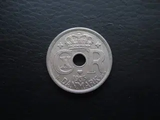 Danmark 25 øre 1933 flot kv. 1+