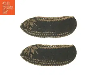 Strikkede hjemmesko (str. 24 cm)