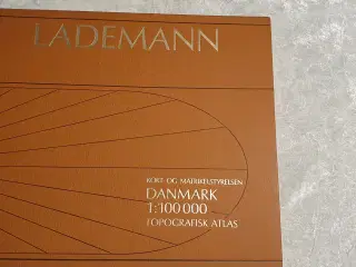 Lademann Topografisk Atlas Danmark