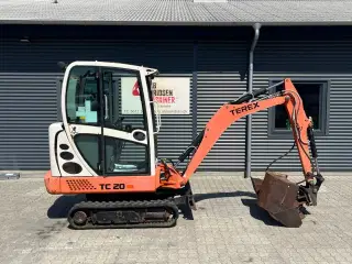 Terex TC20 Mekanisk hurtigskifte og kipbar planer skovl +2graveskovle