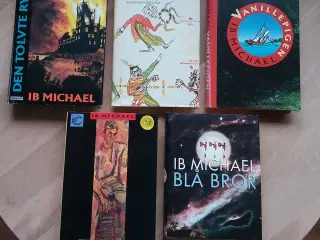 5 stk Ib Michael bøger 