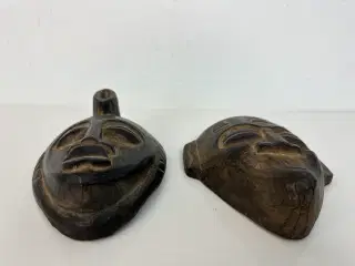 2 stk. afrikanske masker