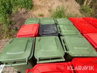 Skraldespande Weber 9 styk a 120 liter