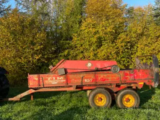 Tim Combivogn 6.5 tons Møgspreder og aflæsservogn
