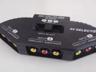 Komposit AV Selector - skift mellem 3 video-input