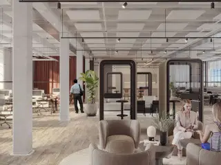 Imponerende lokaler med wauw-effekt to minutter fra metro og S-tog