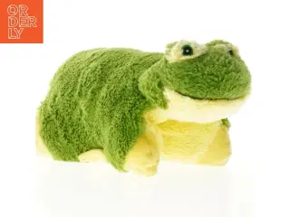 Grøn og gul bamse frø (str. 31 x 30 cm)