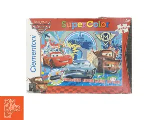 Clementoni Cars 2 puslespil fra Disney (str. 2 x 20 brikker)