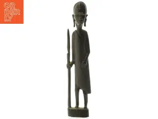 Afrikansk Træsnit Figur (str. 31 cm)