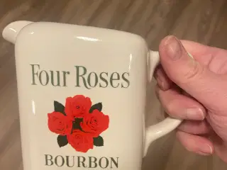 Retro Four Roses whiskey keramik kande