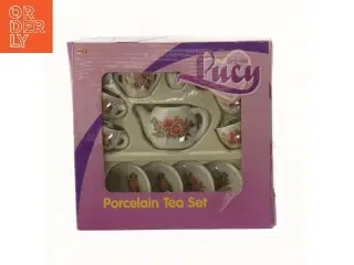 Porcelæn te sæt til børn fra Little Miss Lucy (str. (kasse)4x20x19,5 cm)