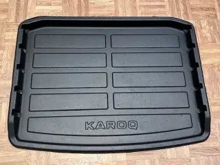 Skoda Karoq plast bagagerumsbakke - Karoq 2017-202