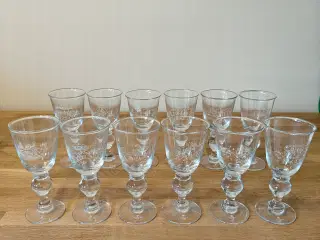 Holmegaard H.C.Andersen eventyr glas 
