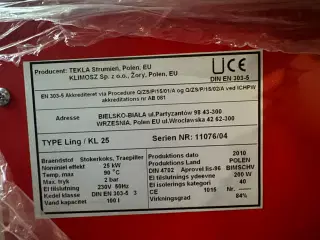 Pillefyr TEKLA Ling 25
